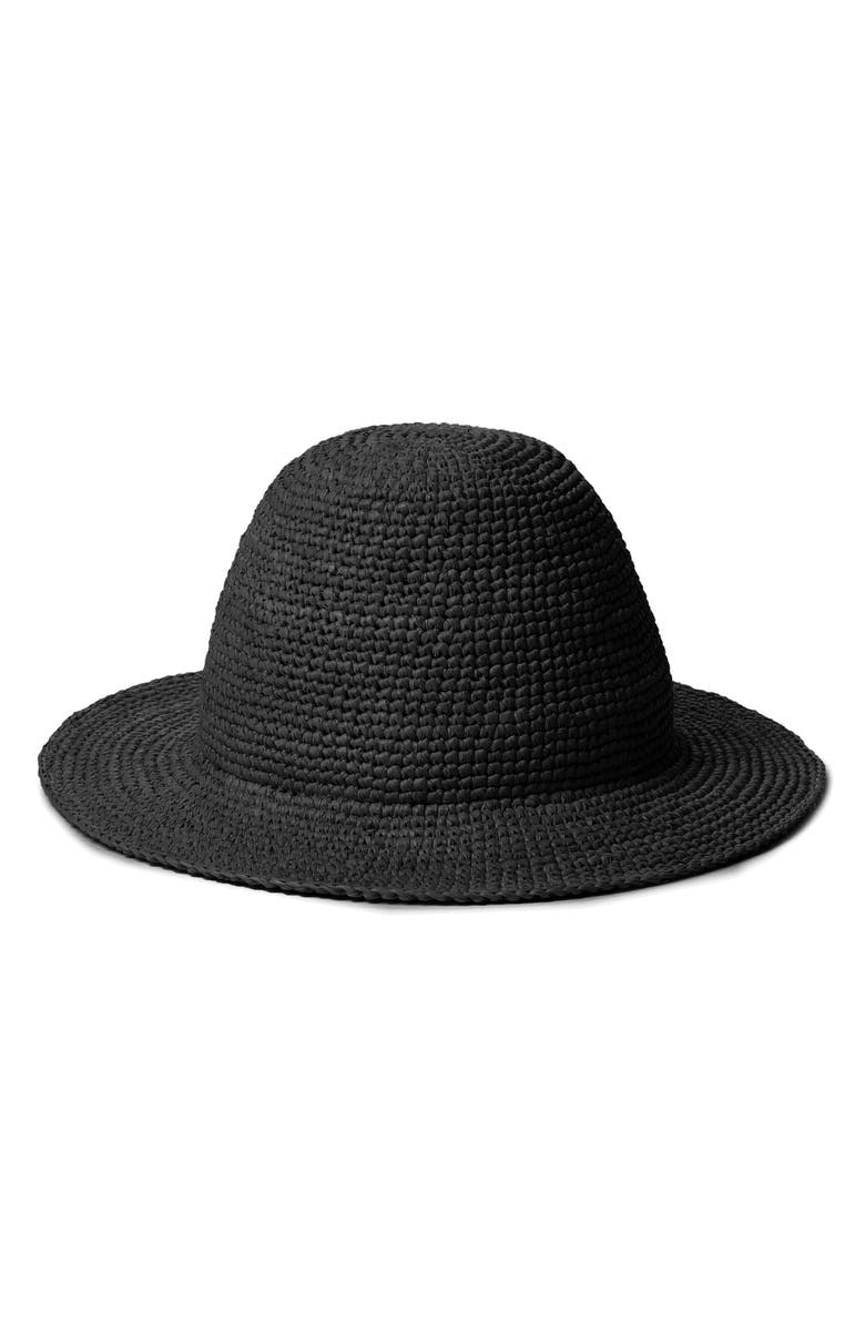 Janessa Leoné Quinn Straw Bucket Hat, Main, color, 