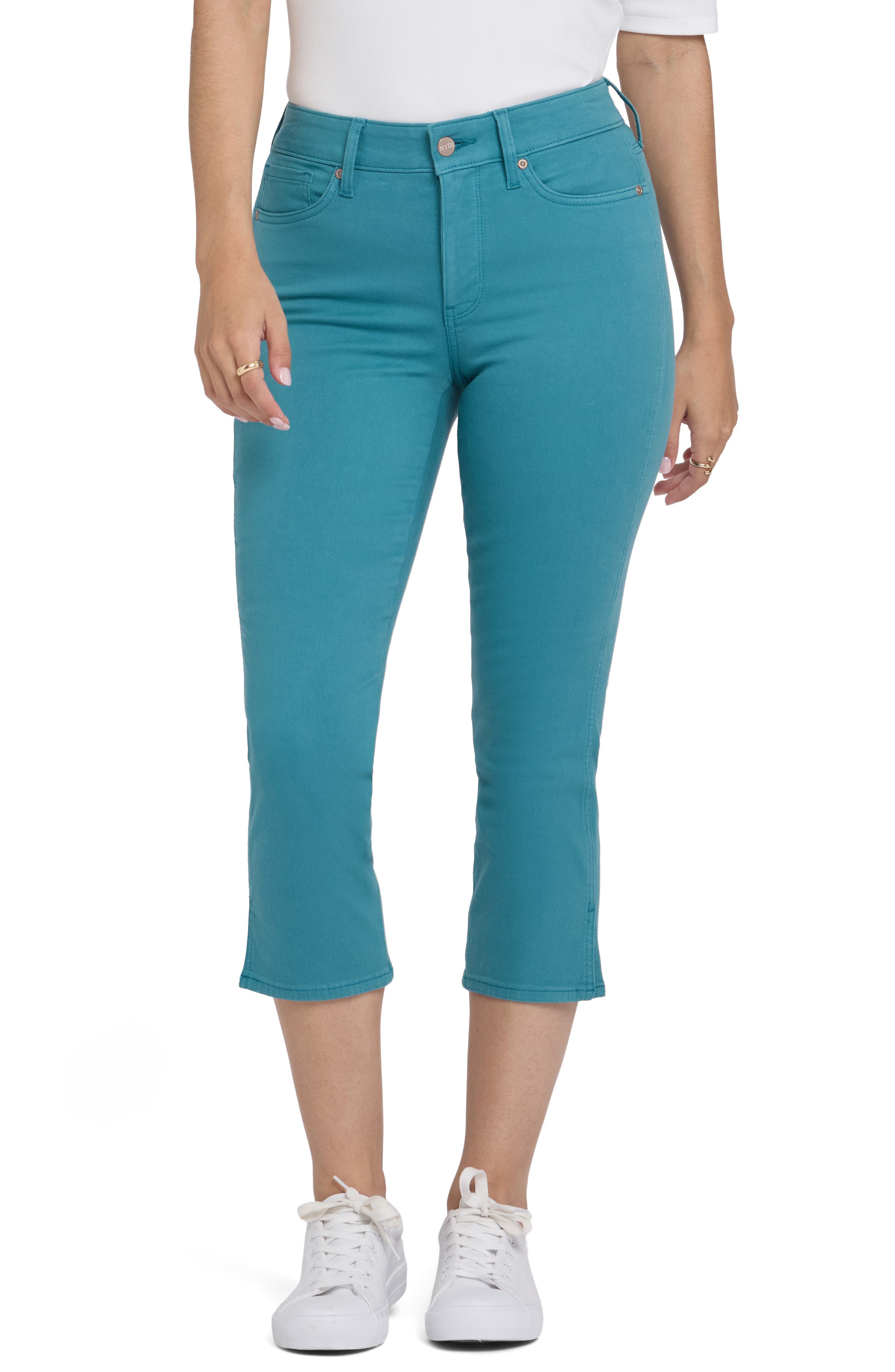 Chloe Side Slit Crop Jeans - image 5