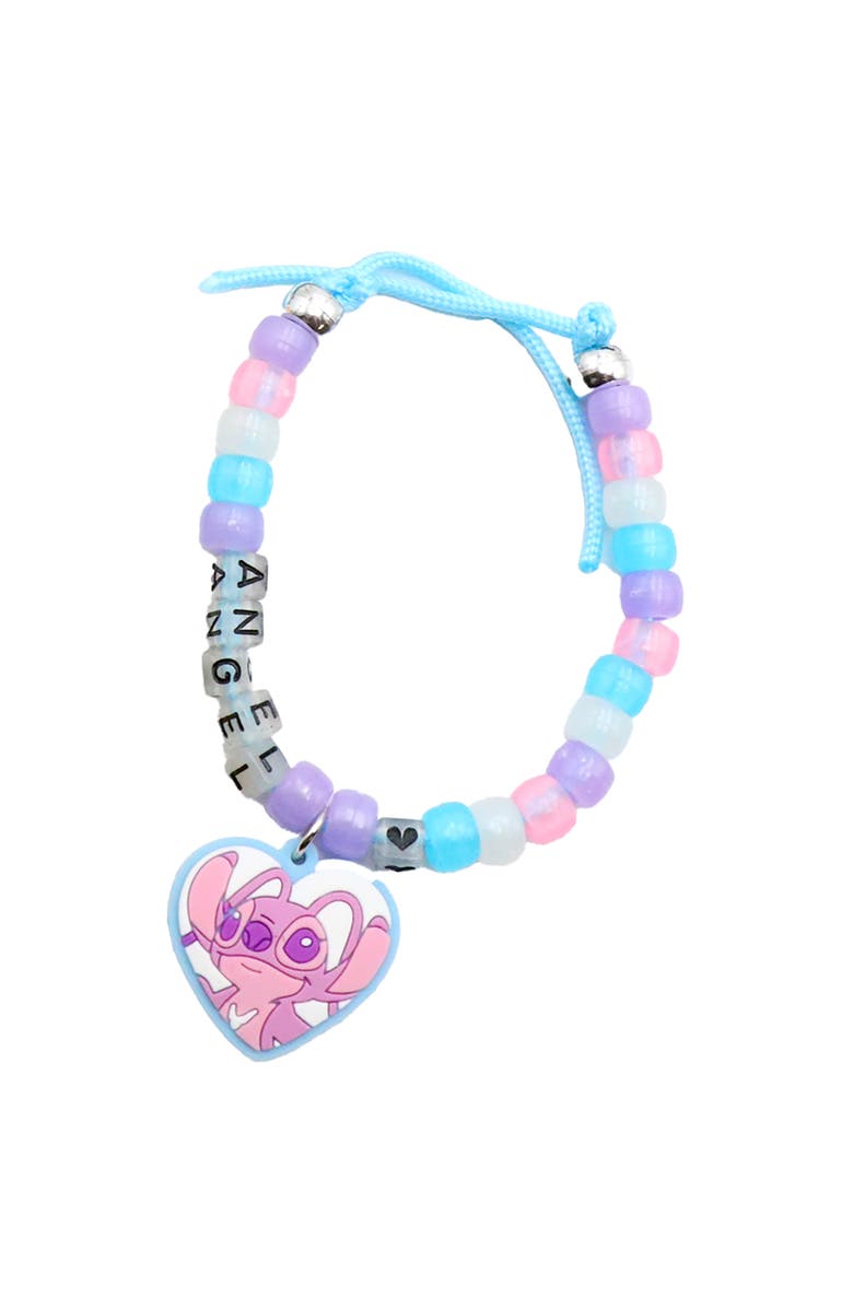 Disney Glow In The Dark Jewelry, Stitch, DIY Craft Activity Set, Alternate, color, Multicolored