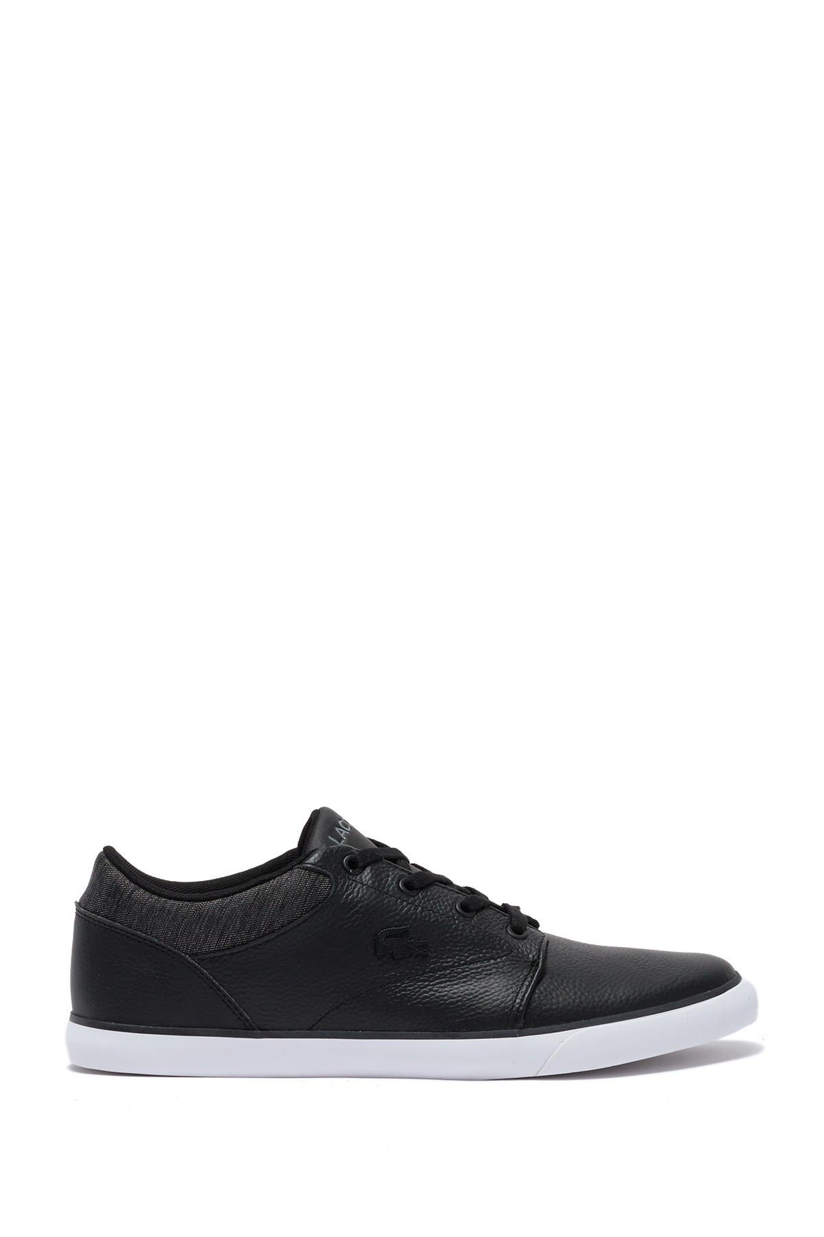 Lacoste Minzah Sneaker, Alternate, color, Black/White