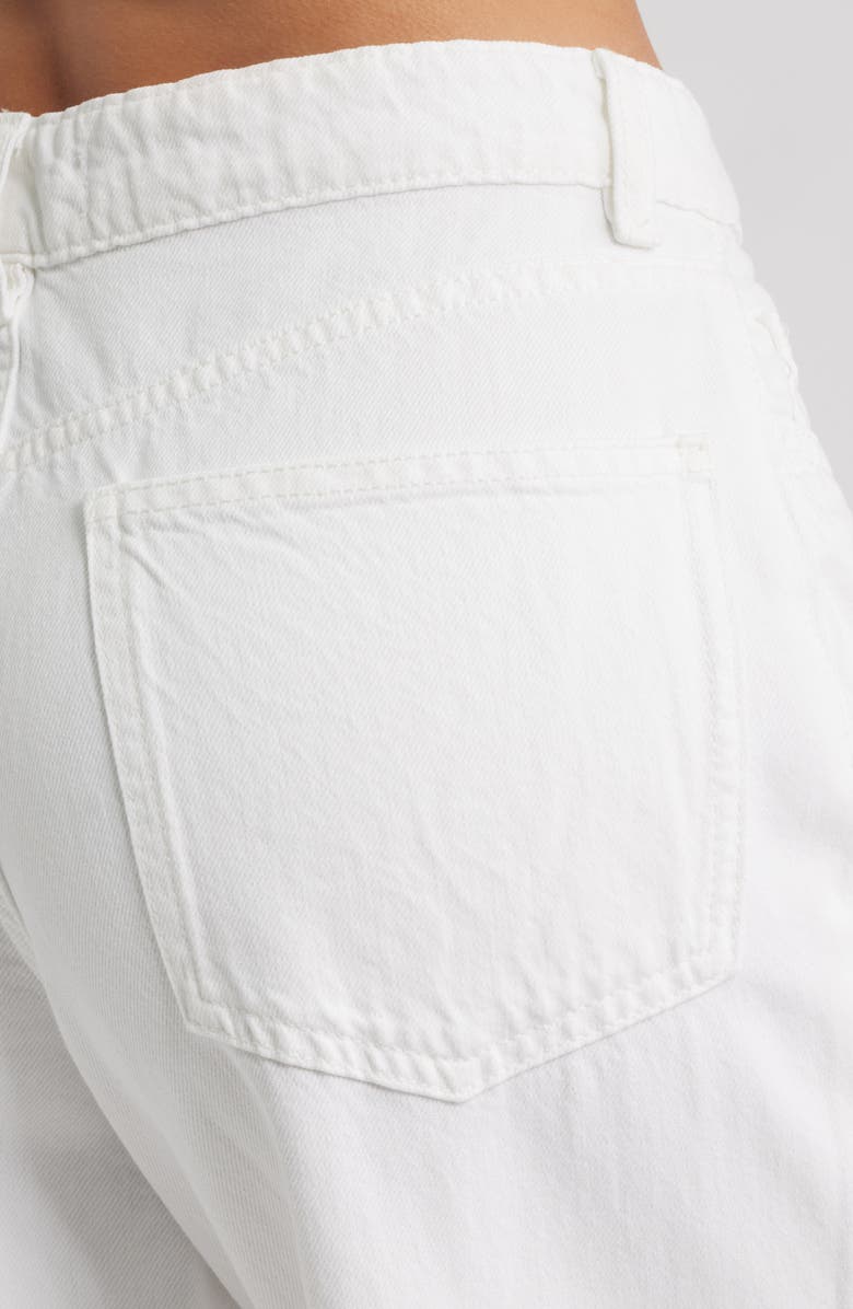 MANGO Low Rise Wide Leg Jeans, Alternate, color, White