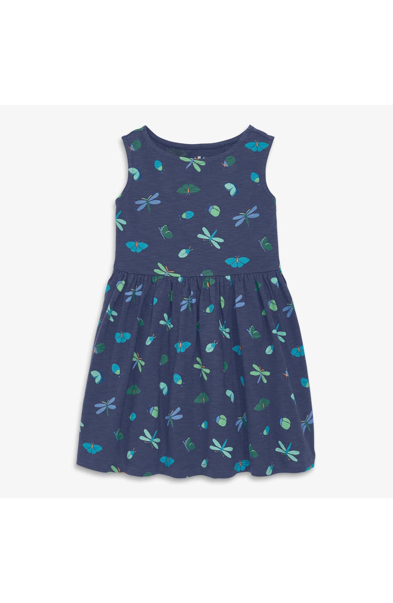 Primary Kids Recess Dress In Critters, Main, color, Sunwashed Navy Critters