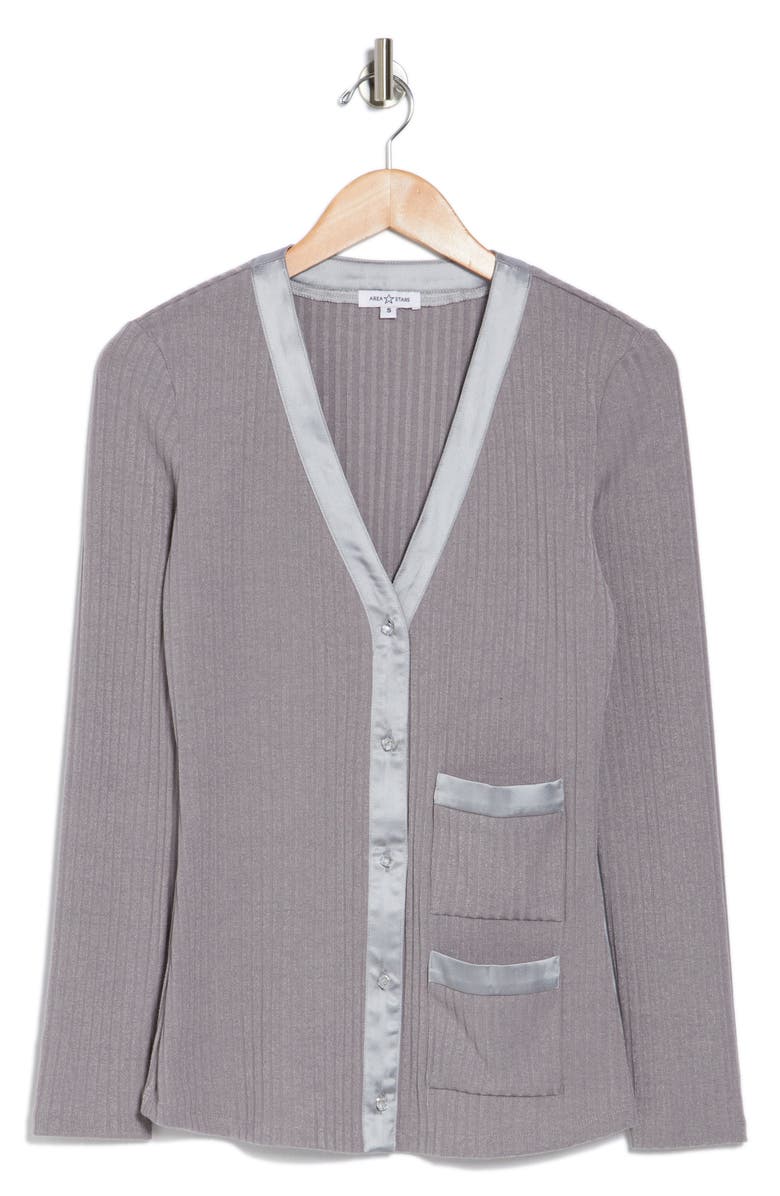 AREA STARS Bria Knit Button Front Cardigan, Alternate, color, 