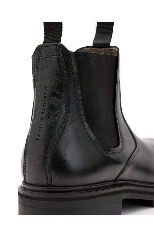 Allsaints Toby Lugged Chelsea Boot In Black