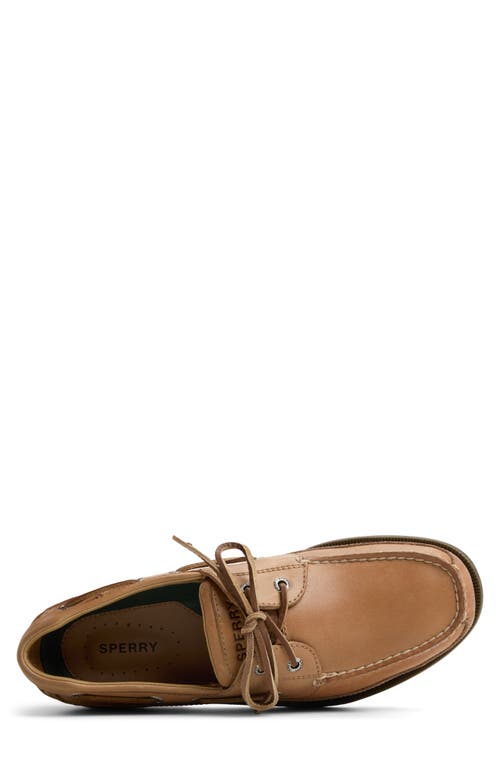 Sperry Mako 2-eye Boat Shoe In Oak