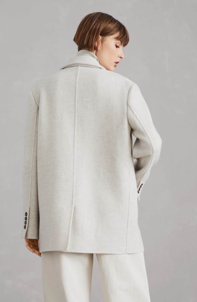 Brunello Cucinelli Cozy double fabric blazer, Alternate, color, 