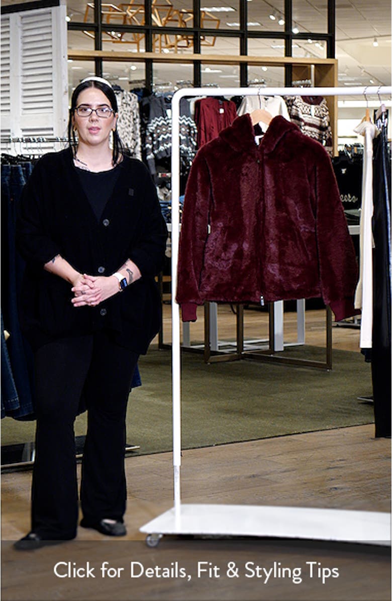 Lucia Faux Fur Jacket, sales video thumbnail