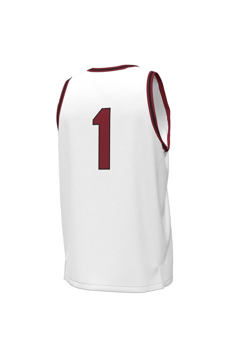 Under Armour Men's Under Armour #1 White South Carolina Gamecocks Throwback Replica Basketball Jersey, Alternate, color, White
