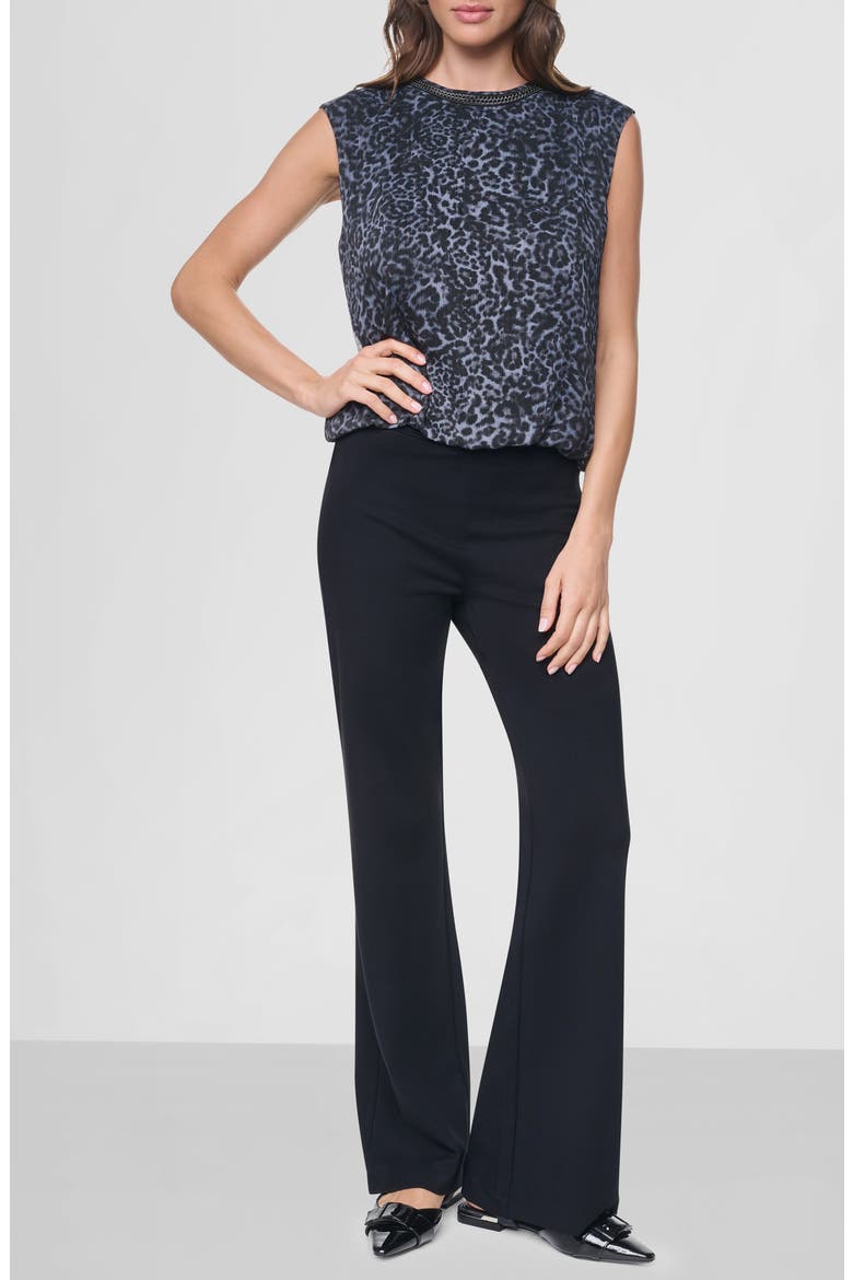Printed Crinkle Chiffon Top, Alternate, color, MOONLIT LEOPARD