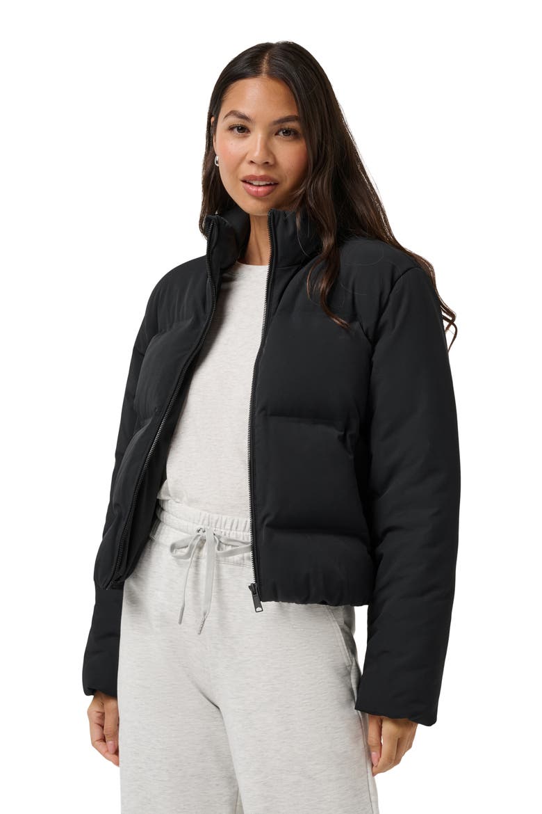 Moontide Bonded Puffer Jacket, Alternate, color, BLACK