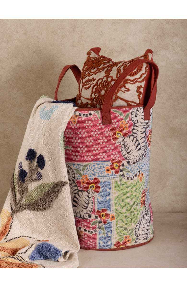 GAURI KOHLI Sundunce Laundry Hamper 14" x 20", Alternate, color, Multicolored