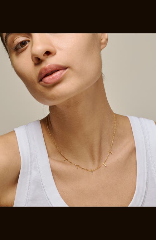 Enamel Copenhagen Lola Drop Necklace In Gold