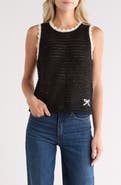 NVLT Contrast Trim Sweater Tank