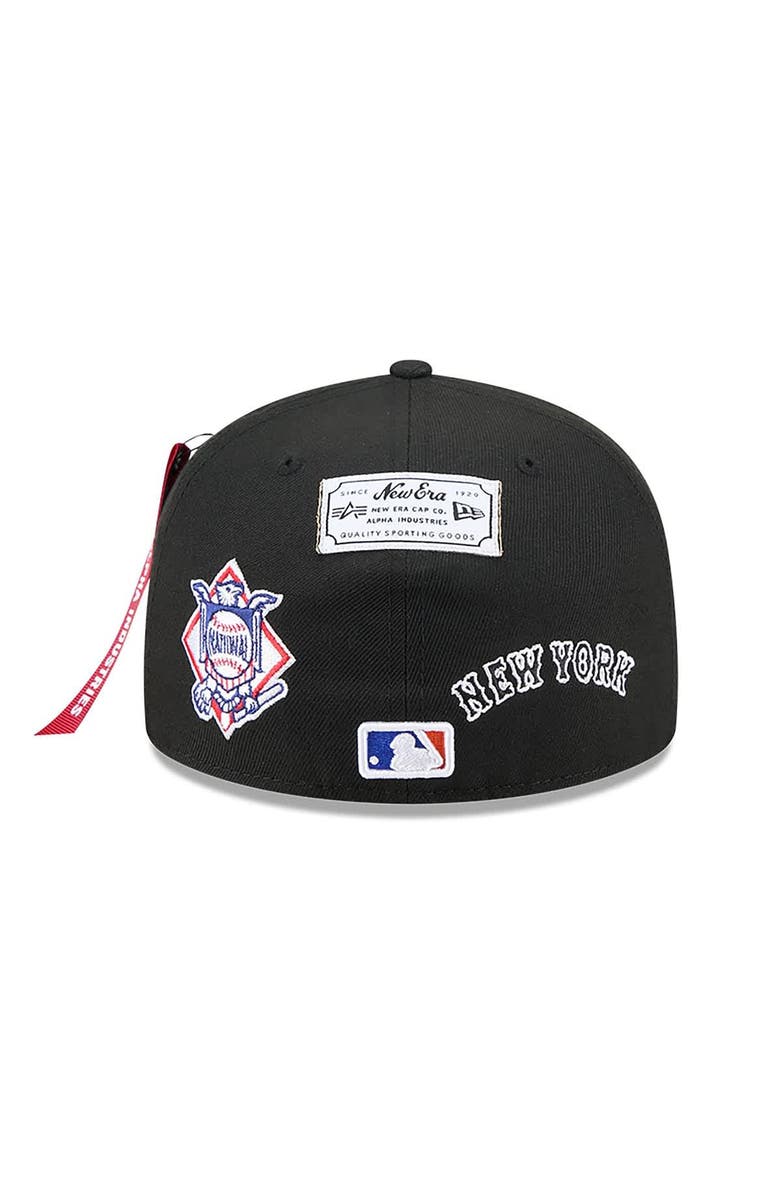 New Era x Alpha Industries Men's New Era x Alpha Industries Black New York Mets 59FIFTY Fitted Hat, Alternate, color, Black