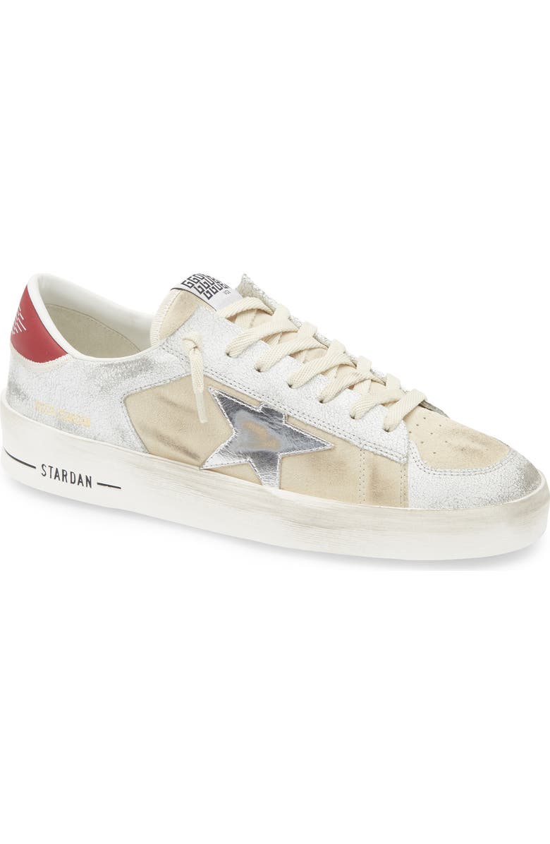 Golden Goose Stardan Sneaker, Main, color, Marble/ White/ Red