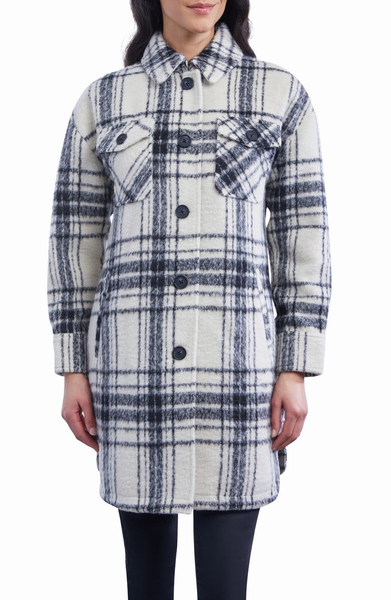 Lucky Brand Repeat Body Plaid Shacket, Main, color,