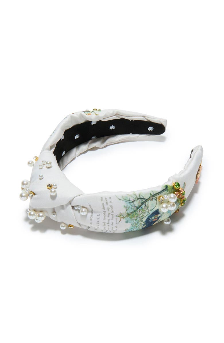 Lele Sadoughi The Nursery Alice Knotted Headband, Alternate, color, Ivory