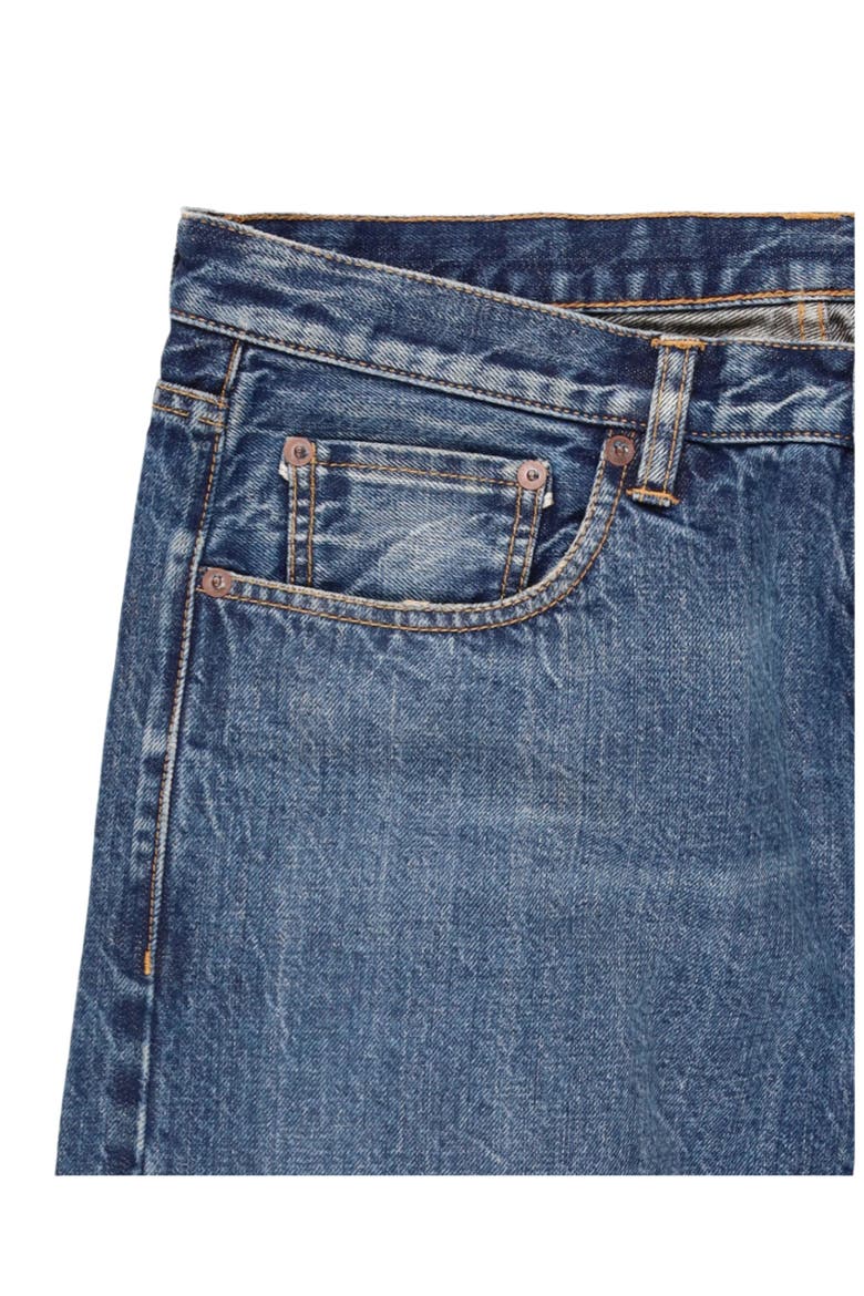965 John Japan Selvedge 5-Pocket Slim-Fit Denim Pants, Alternate, color, Custom Wash