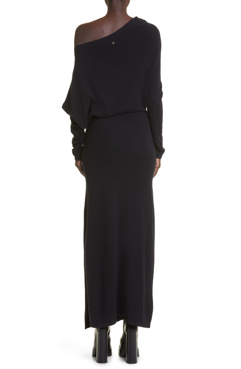 Altuzarra Kasos One-Shoulder Cashmere Knit Dress, Alternate, color, 