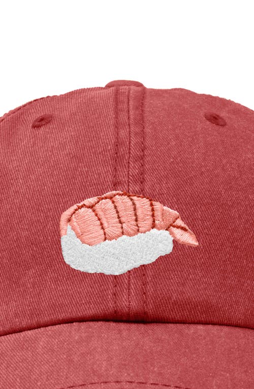 DALIX DALIX SHRIMP SUSHI EMBROIDERED DAD CAP