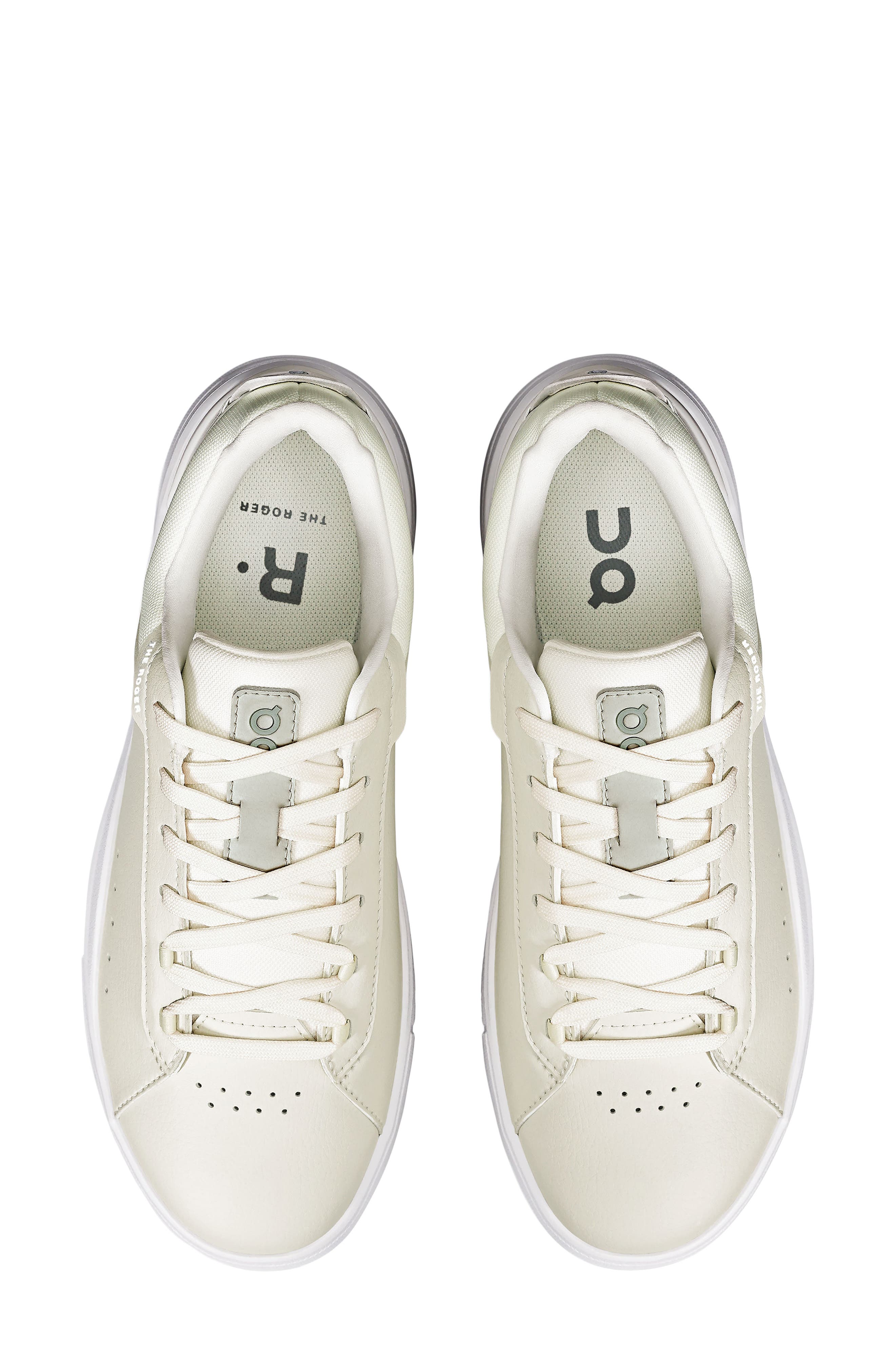 On THE ROGER Advantage Tennis Sneaker, Alternate, color, Ivory/ Ivory