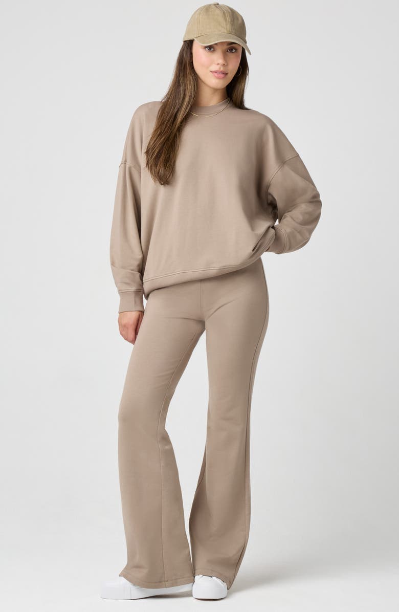 Florence by Mills Sporty Terry Crew Sweatshirt, Alternate, color, Taupe