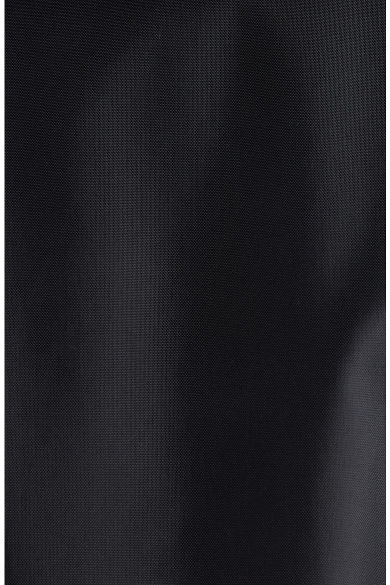 Large Fit Nylon Bomber Jacket, Alternate, color, 1000 BLACK
