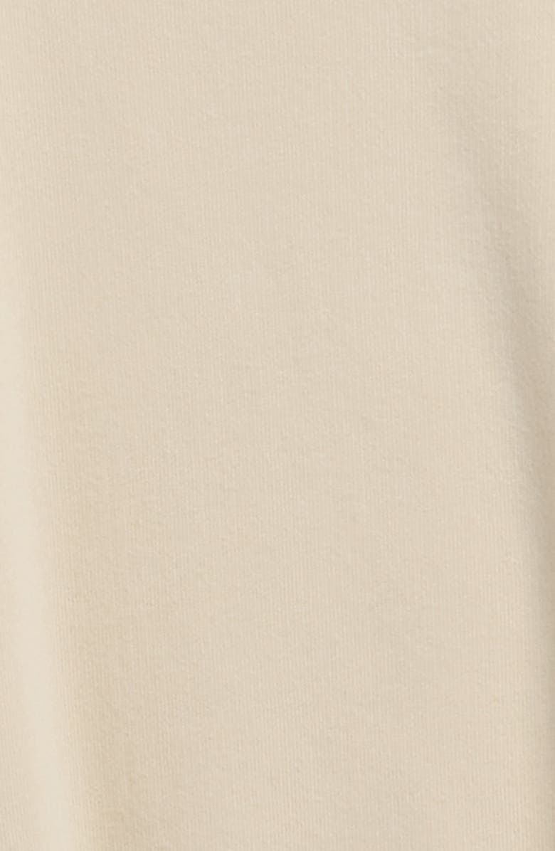 Rylee + Cru Set Sail Long Sleeve Cotton Fleece Bodysuit, Alternate, color, Pebble