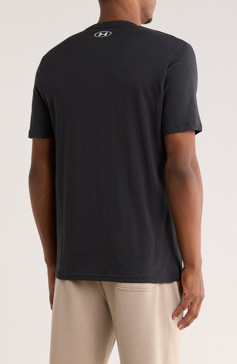Under Armour Project Rock Logo T-Shirt, Alternate, color, Black