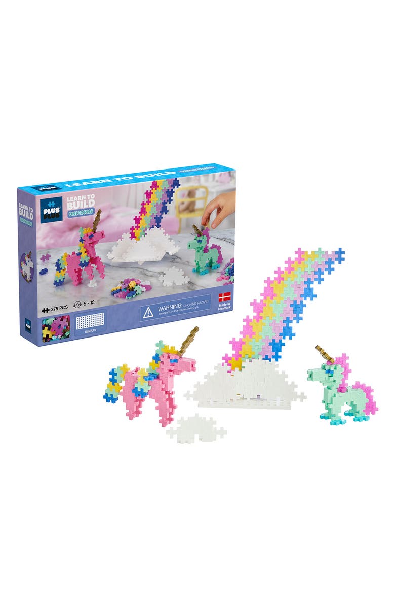 Plus-Plus USA Learn to Build Unicorn Set, Alternate, color, Multi