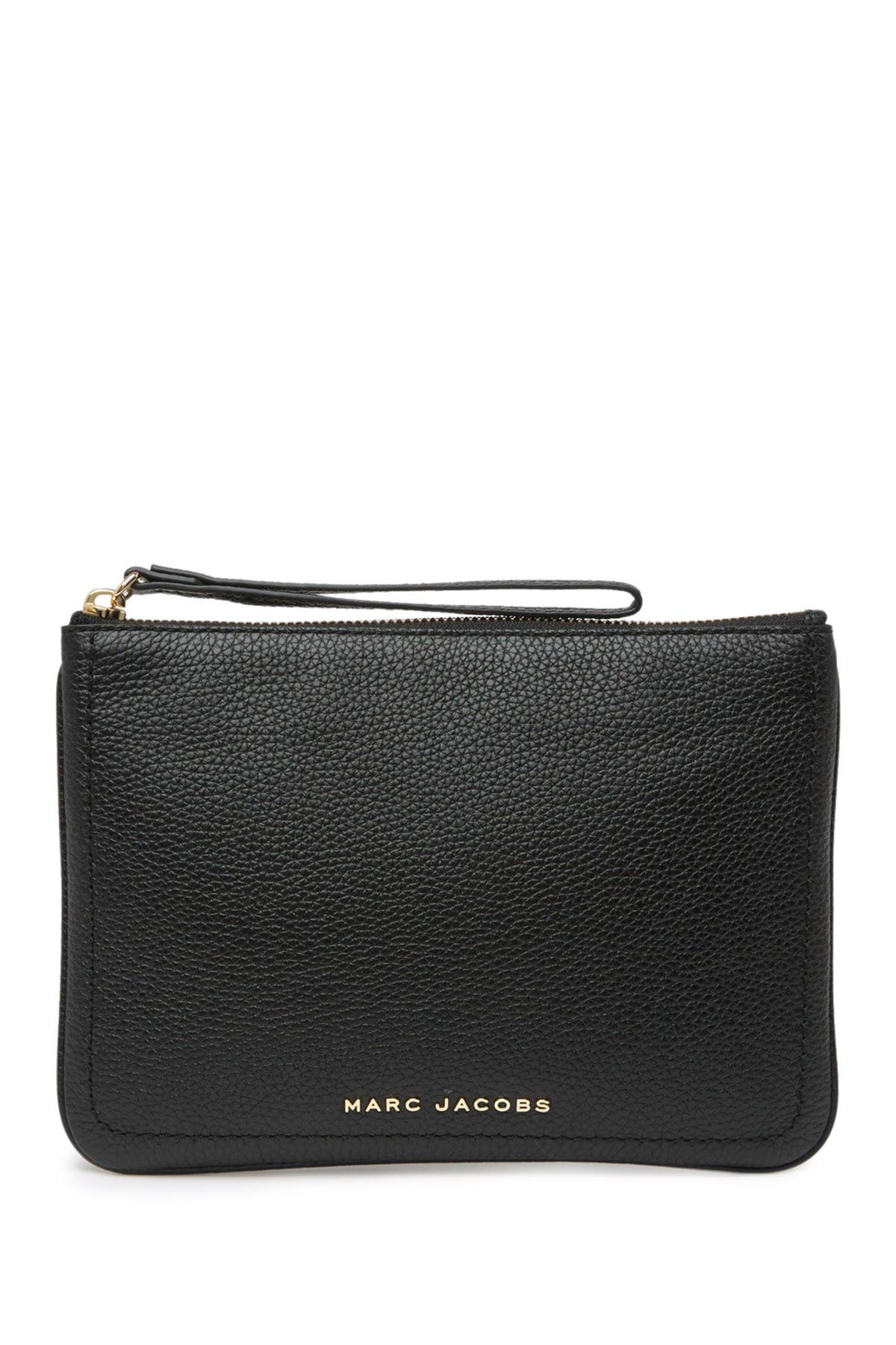 Marc Jacobs The Groove Leather Wristlet Clutch, Main, color, 