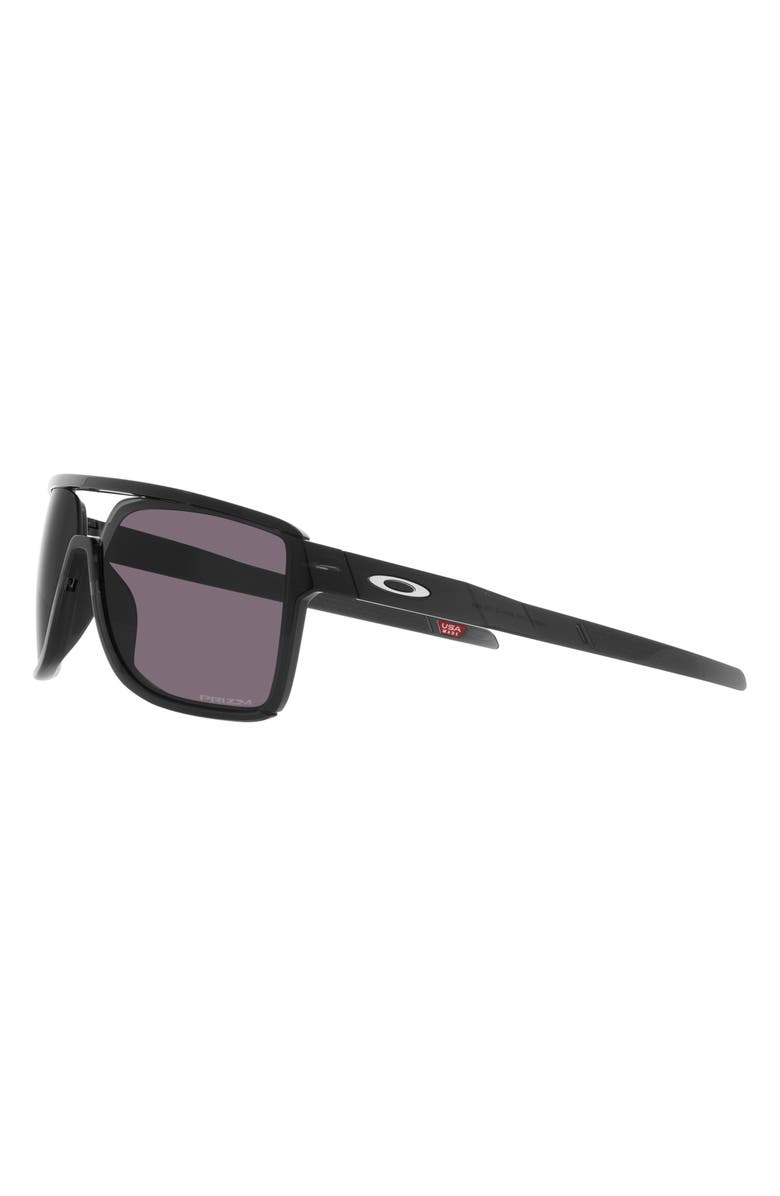 Oakley Castel 63mm Prizm<sup>™</sup> Oversize Rectangular Sunglasses, Alternate, color, 