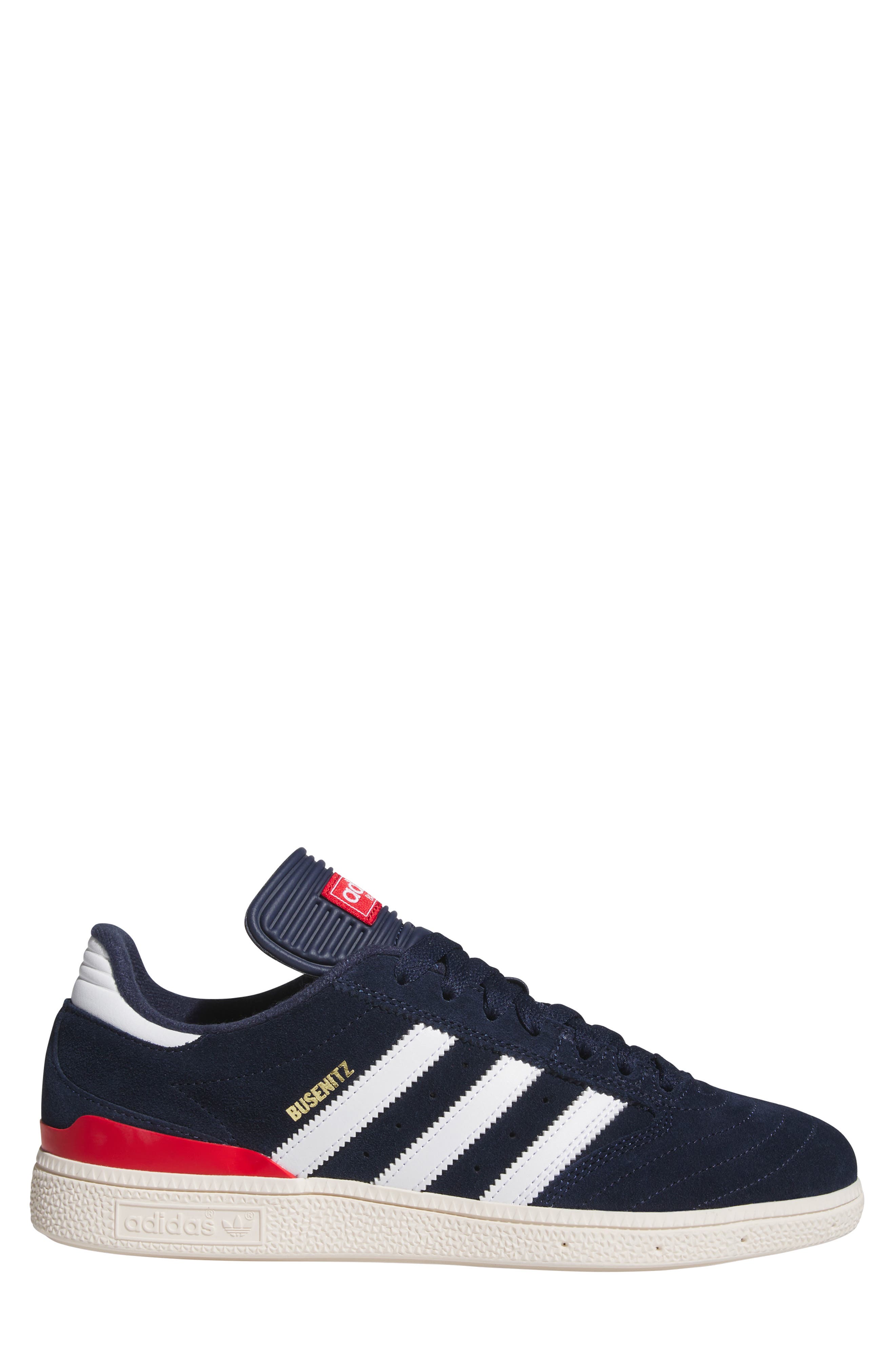 adidas Busenitz Sneaker, Alternate, color, Navy/ White/ Scarlet