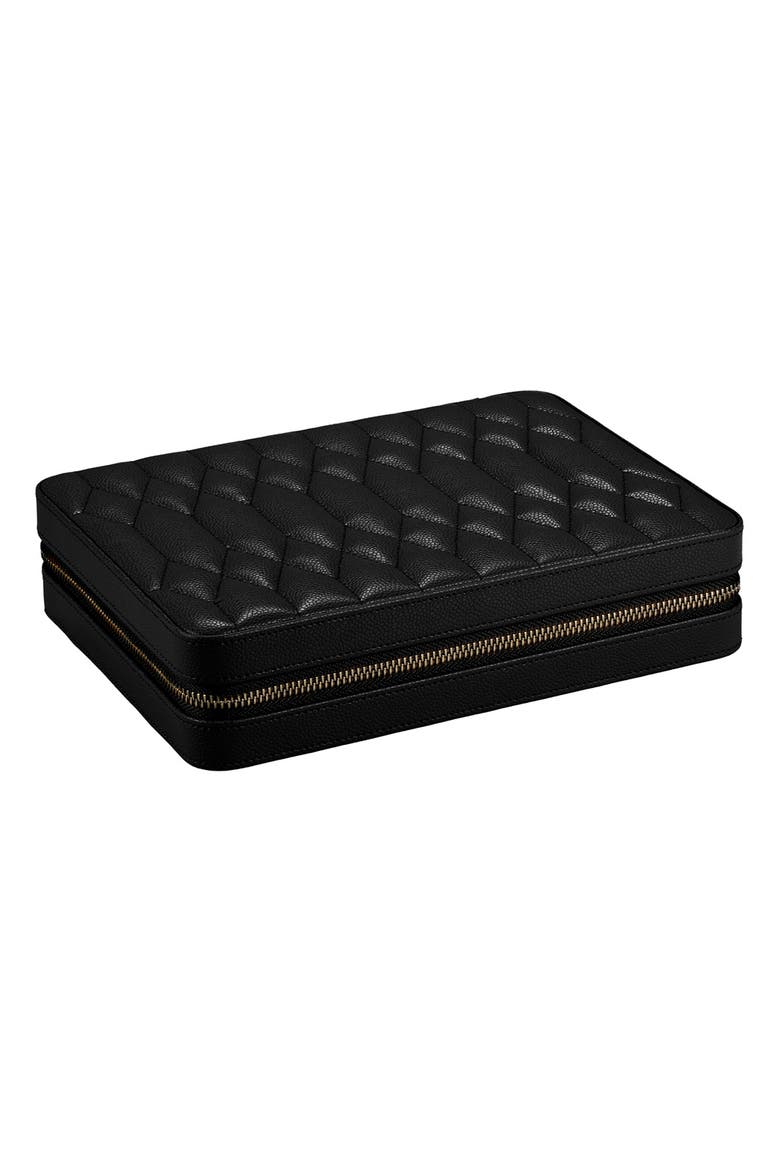Lauren Large Zip Case, Alternate, color, Black