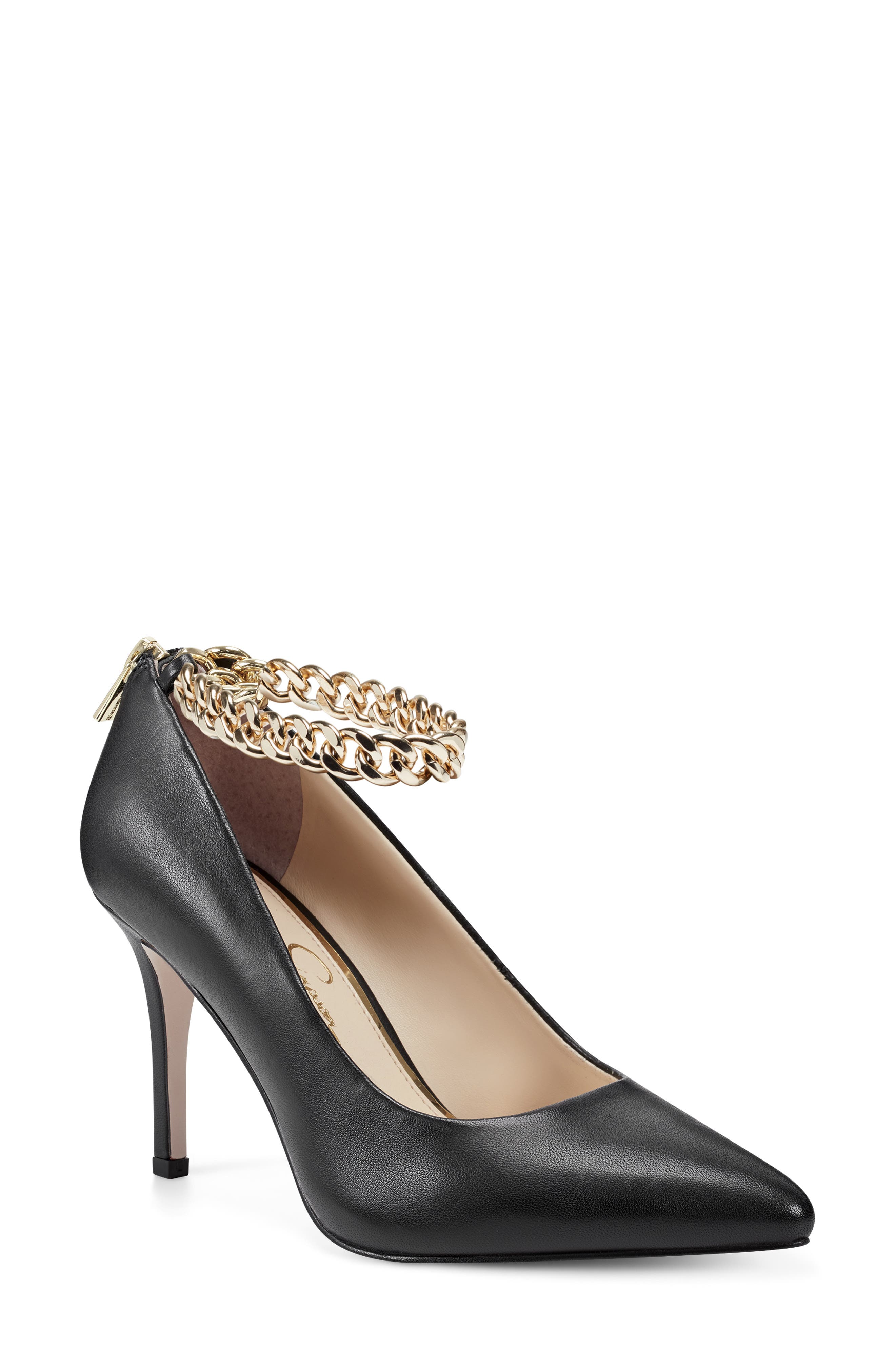 Jessica Simpson Abrellia Curb Chain Ankle Strap Pump, Main, color, 