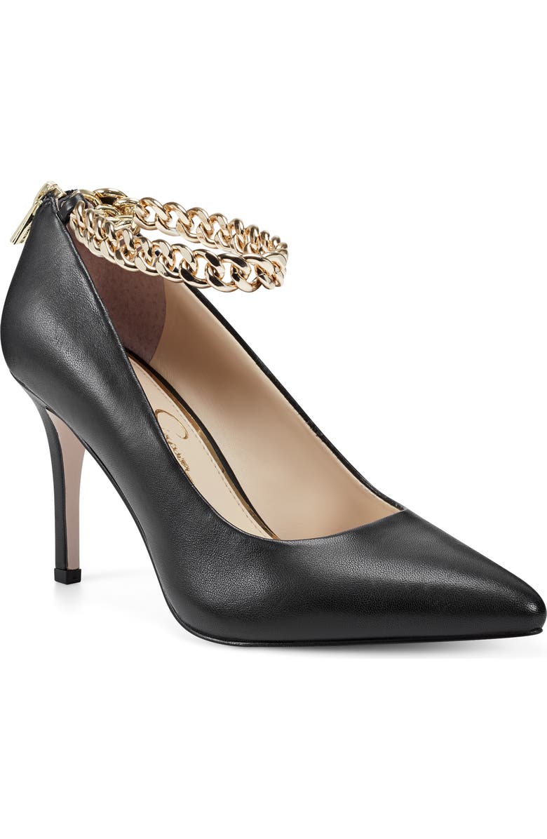 Jessica Simpson Abrellia Curb Chain Ankle Strap Pump, Main, color,