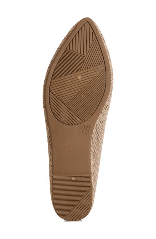 London Rag Abedi Rhinestone Embellished Pull Tab Loafers In Beige