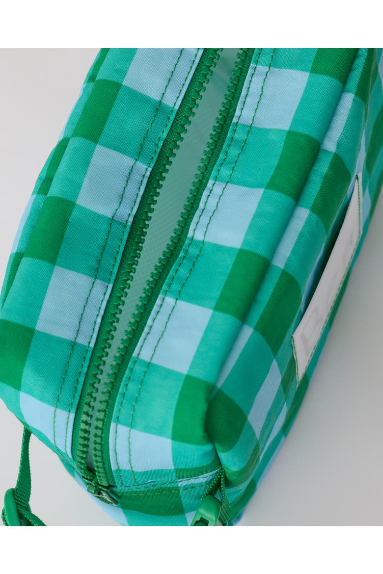 Mini Cooler Bag, Alternate, color, Teal Gingham