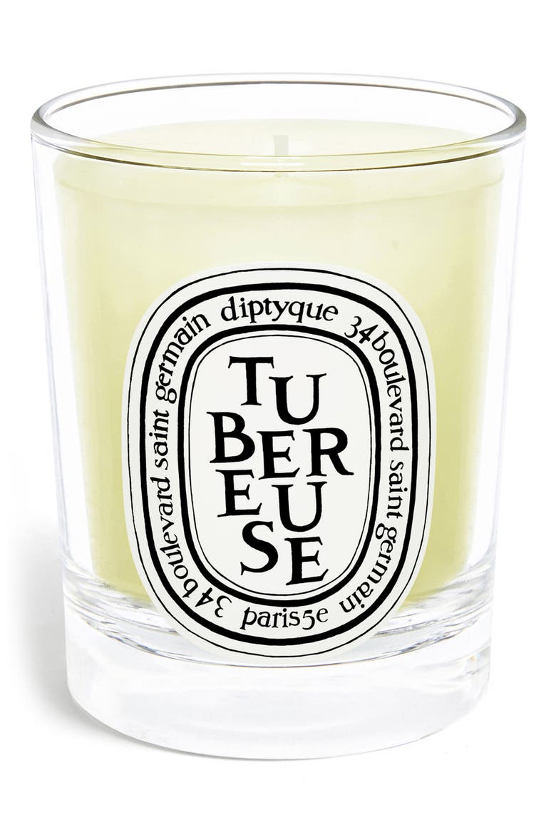 Tubereuse (Tuberose) Scented Candle, Alternate, color, CLEAR VESSEL
