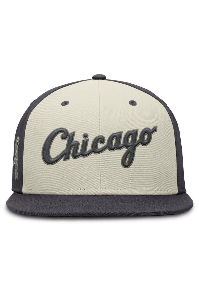 Men's Nike  Cream Chicago White Sox Dri-FIT True Fitted Hat, Alternate, color, Cream