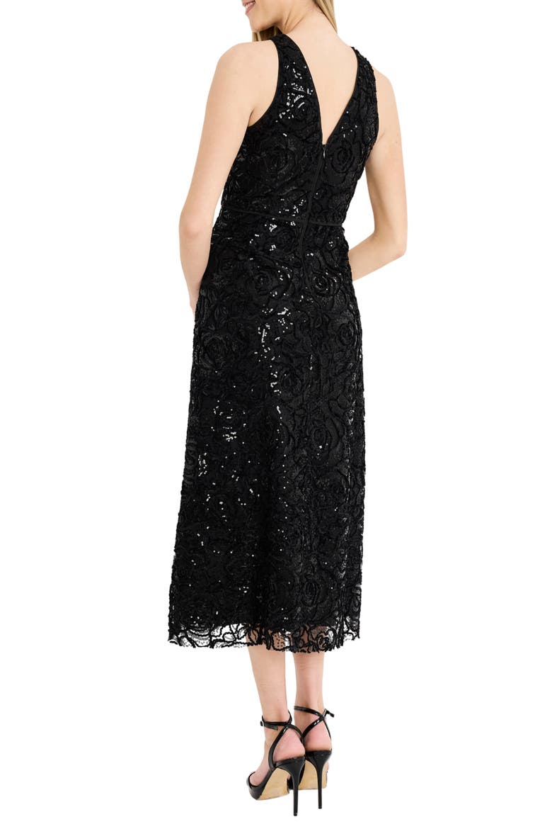 Sequin Cocktail Dress, Alternate, color, BLACK