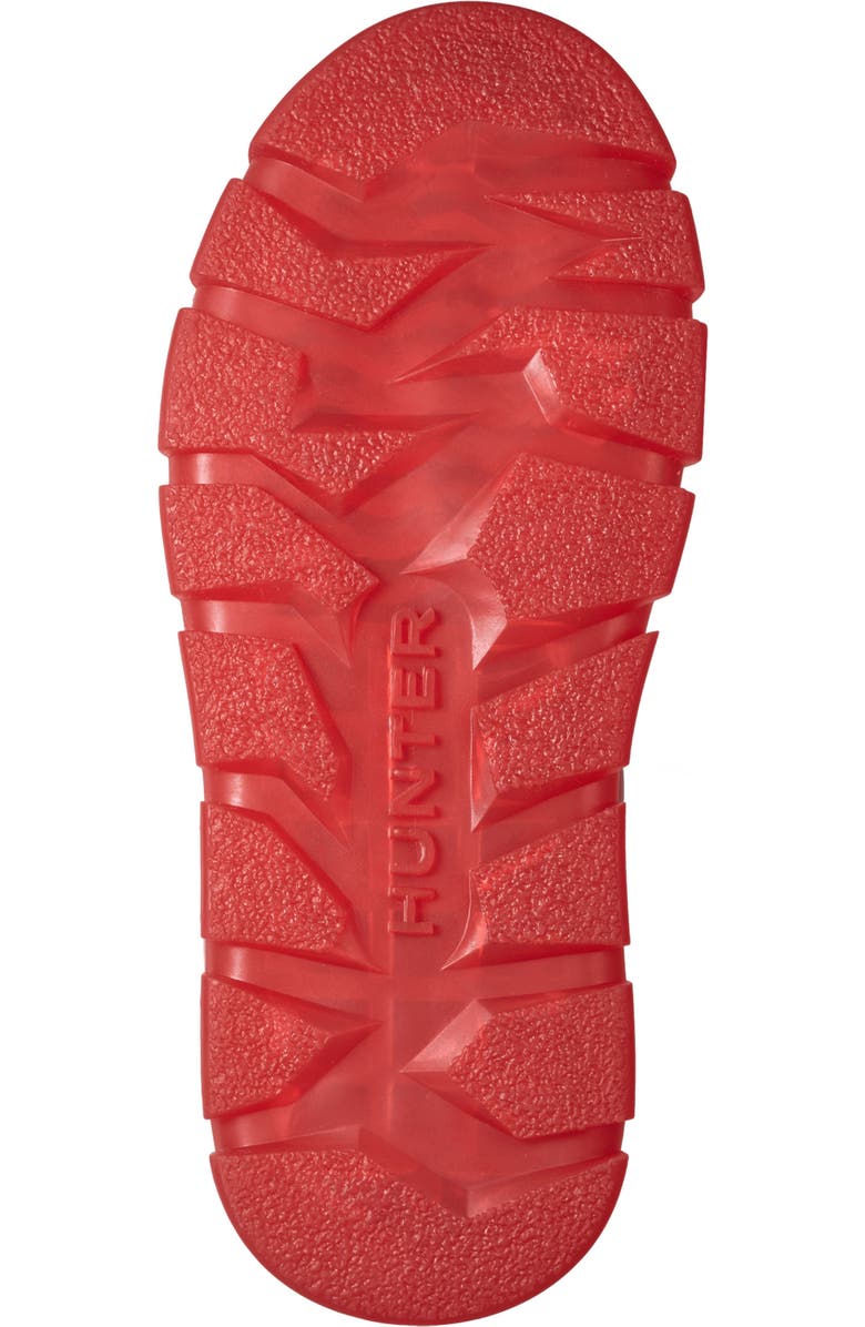 Hunter Maribel Insulated Waterproof Snow Bootie, Alternate, color, Red