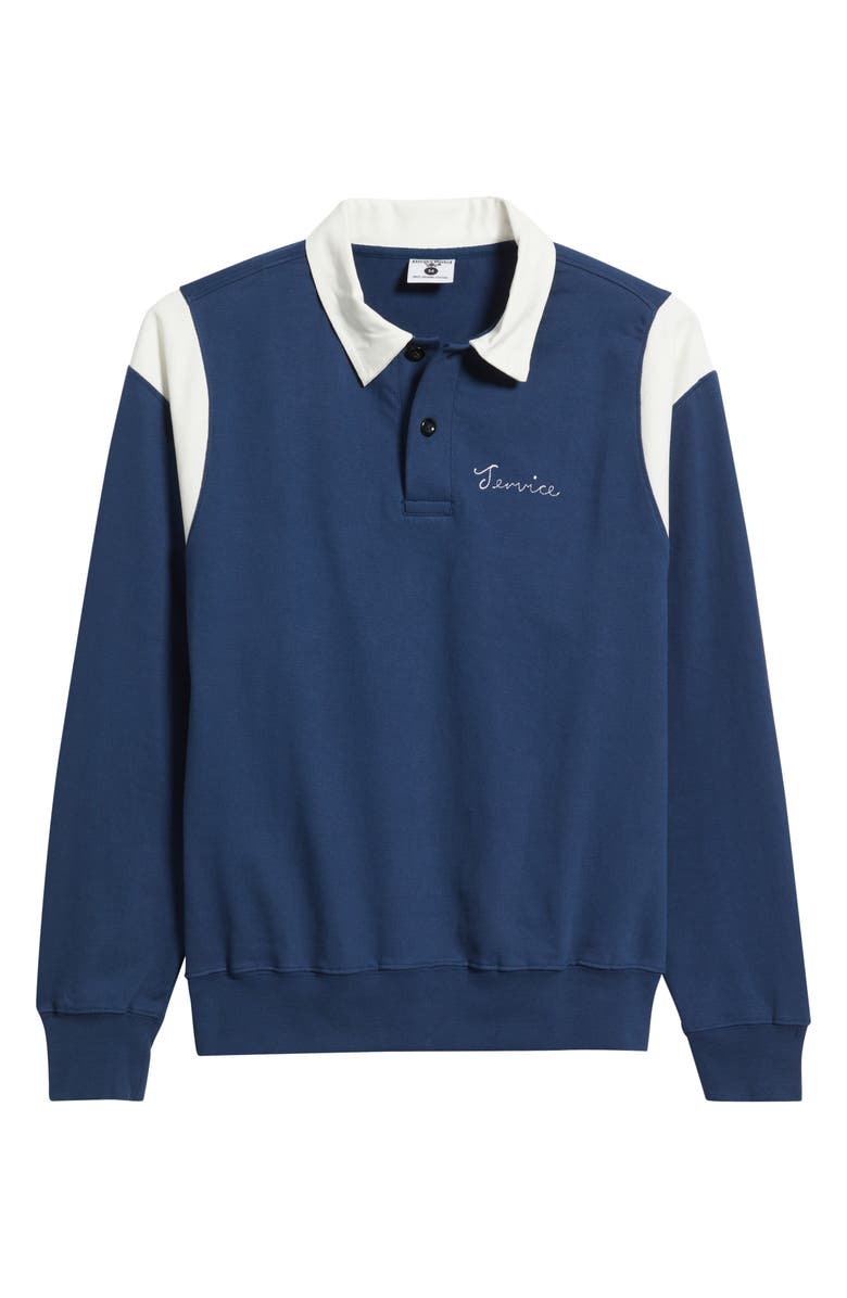 Service Works Bistro Polo, Alternate, color, Navy