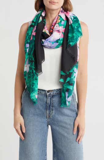 AREA STARS Flower Print Scarf