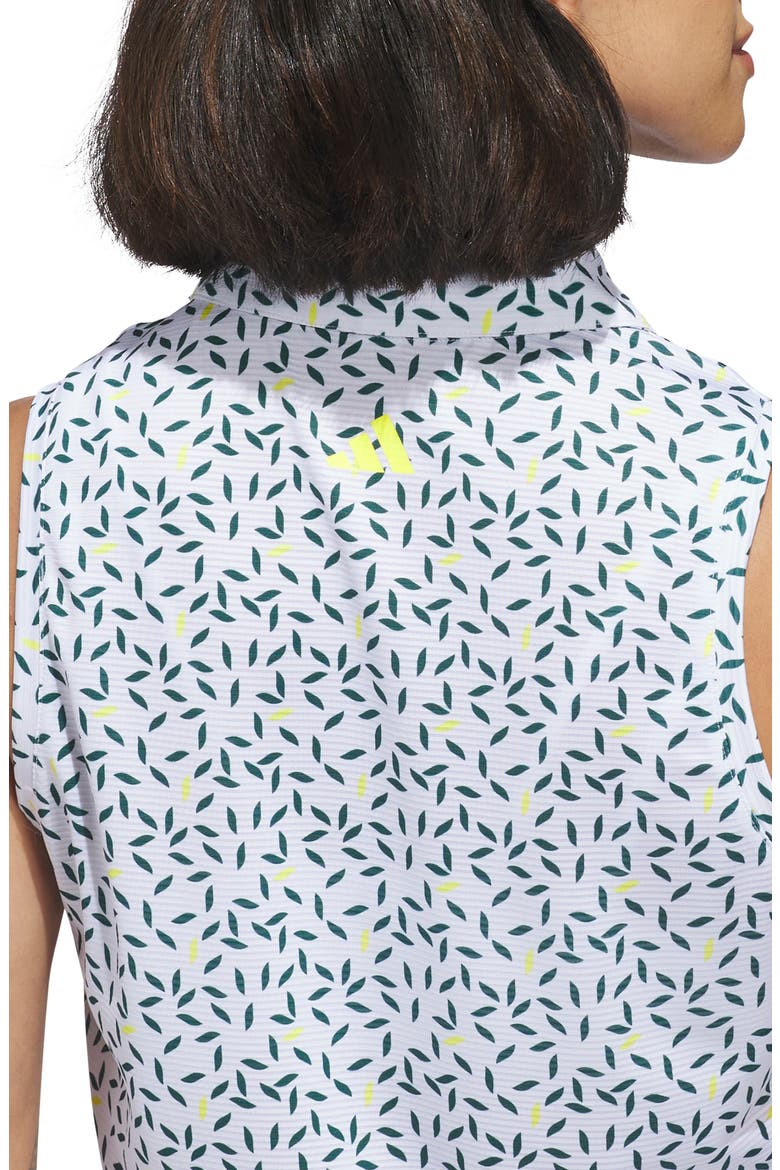 Ultimate All Over Print Sleeveless Polo, Alternate, color, CGREEN