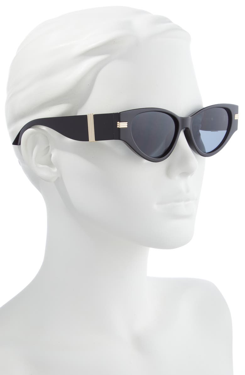 Le Specs Scorpius Ridge 55mm Cat Eye Sunglasses, Alternate, color, 