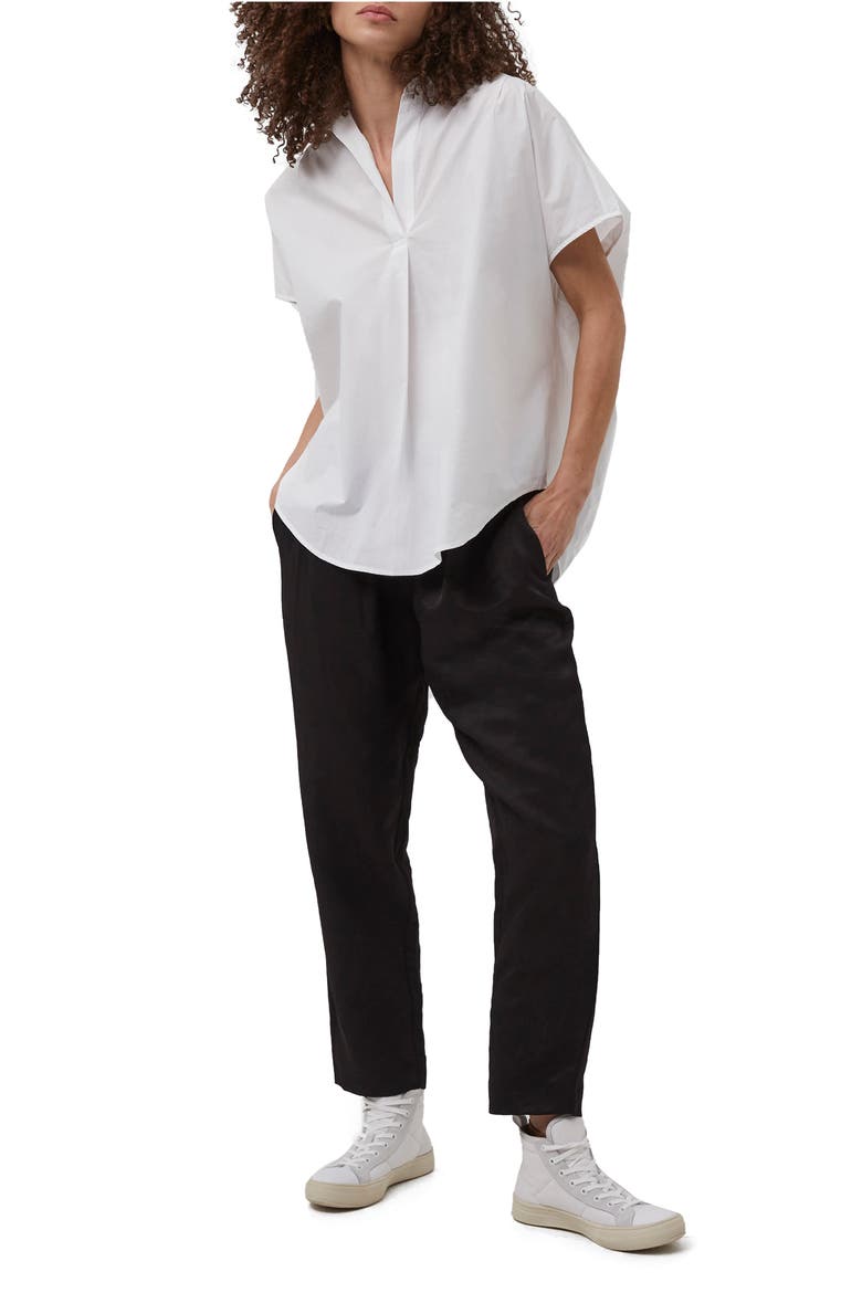 Cele Rhodes Cotton Blouse, Alternate, color, WHITE
