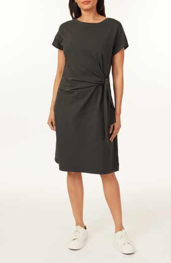 C & C California Oakley Side Tie T-Shirt Dress