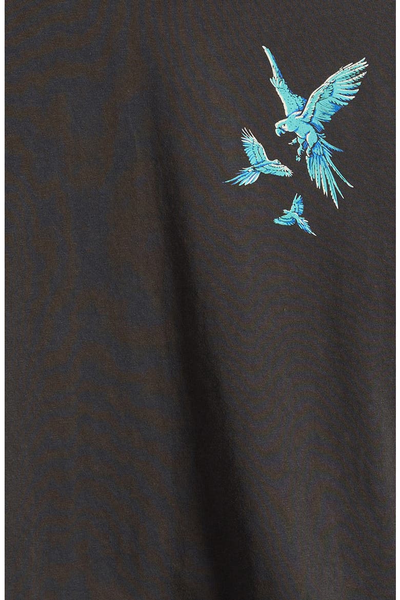 Kids' Summer Graphic T-Shirt, Alternate, color, BLACK