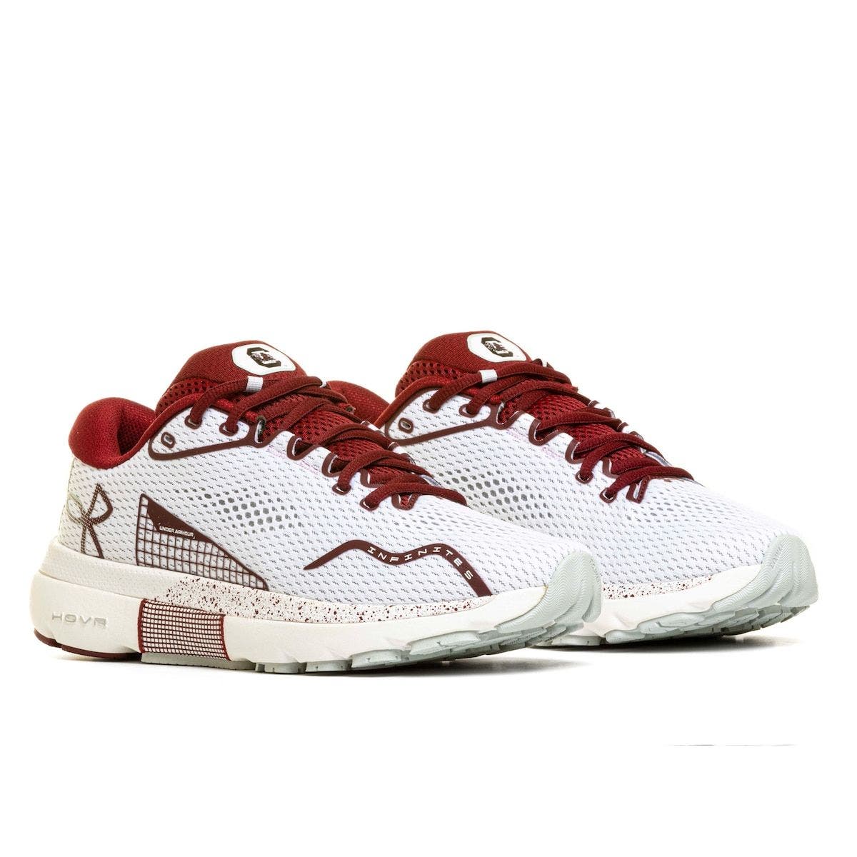 Under Armour Women's Under Armour  White South Carolina Gamecocks Infinite 5 Running Shoes, Alternate, color, 